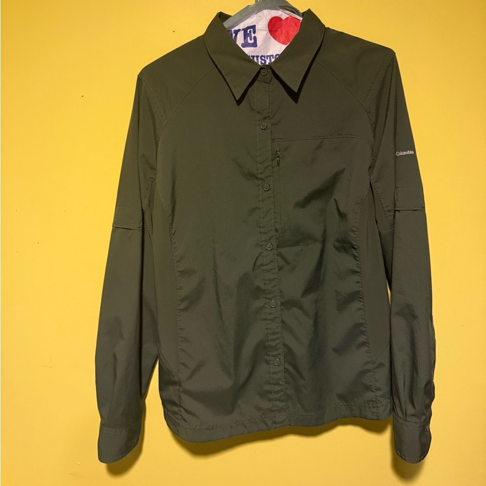 Columbia Women’s Dark Green Omni-Shade Jacket XL
